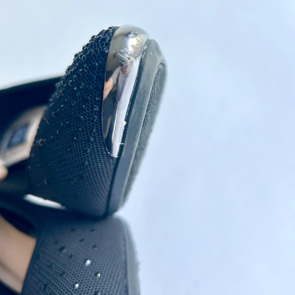 Jones New York Black Fabric Rubber Outsole Point Toe Classic Pumps size 10 - Picture 11 of 16